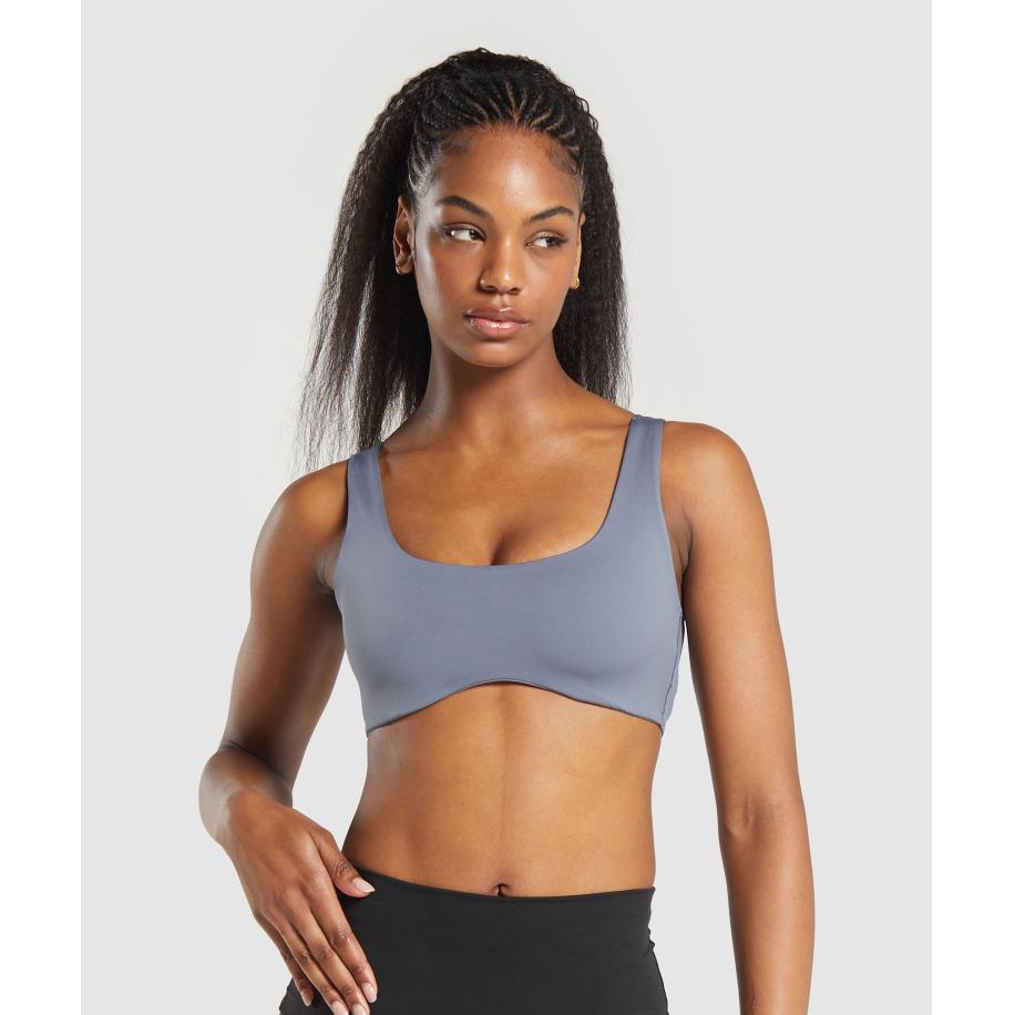 Gymshark Everyday Sports Bra Iron Blue Blauw