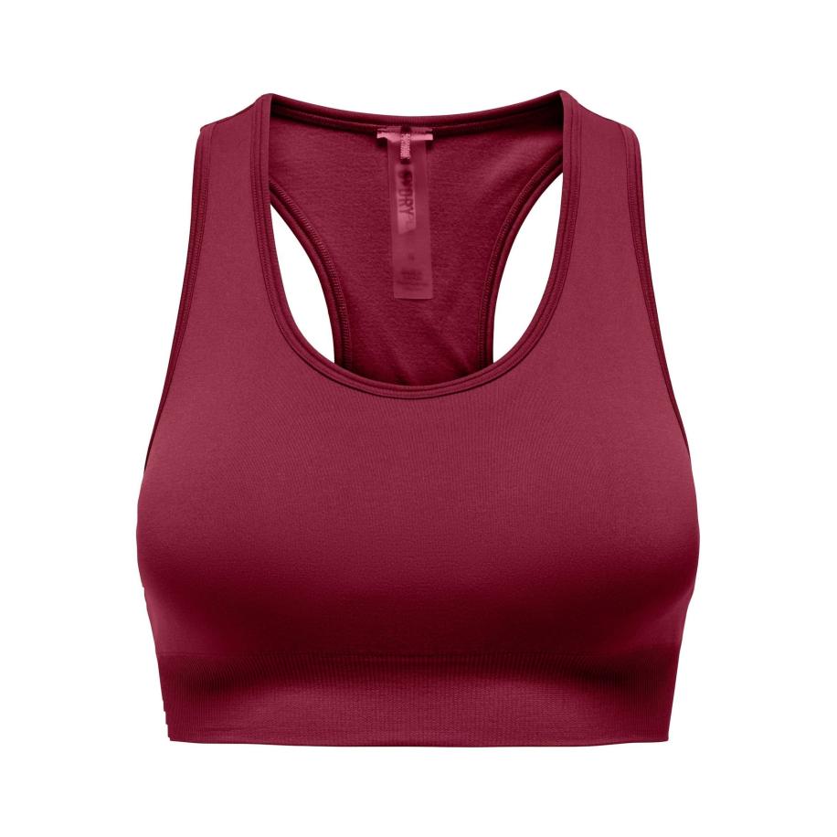 Only Play ONLY PLAY Sport bh ONPDaisy wijnrood -