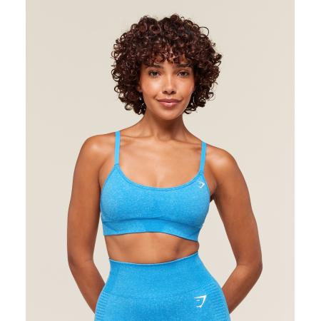 Gymshark Vital Sports Bra Electric Blue Marl