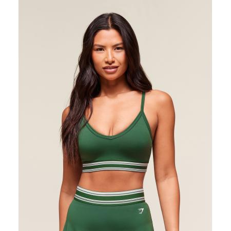 Gymshark Retro Sports Bra Classic Green