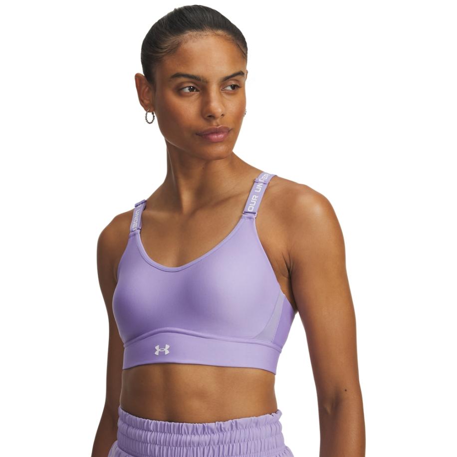 Under Armour Infinity 2.0 Mid Sport-bh Transparent / Wit M A-C Paars