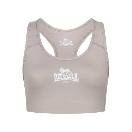 LONSDALE Sport bh WARDOUR grijs / wit