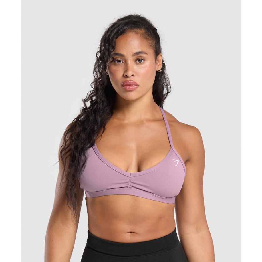 Gymshark Minimal Sports Bra Soft Purple Paars