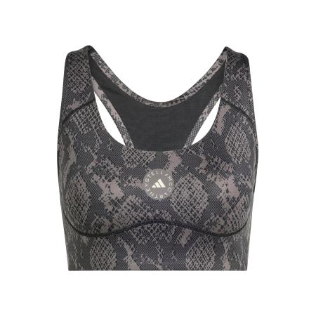 adidas by stella mccartney ADIDAS BY STELLA MCCARTNEY Sport bh Power Impact antraciet / aardetinten / wit