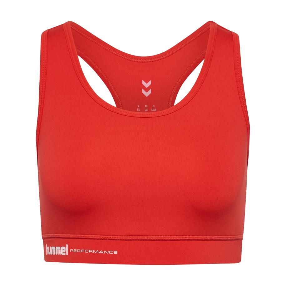 Hummel Sport bh Pulse rood / wit Rood