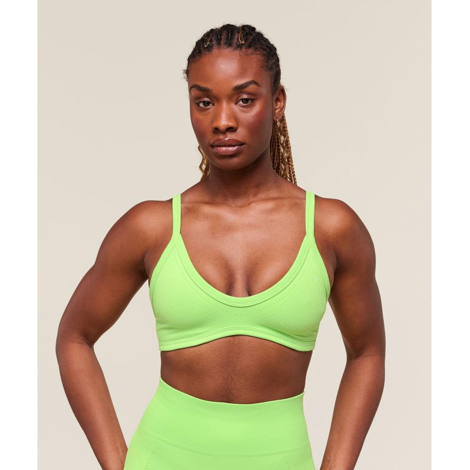 Gymshark Energised Seamless Sports Bra Energy Gelato Green Groen