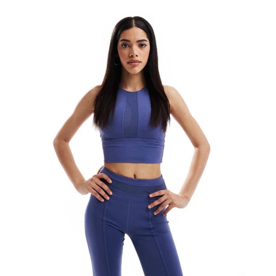 Born Living Yoga Maeva Sport bh met stevige ondersteuning in blauw Blauw