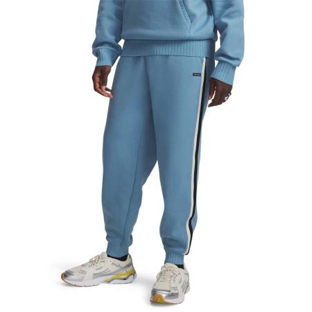 Under Armour Icon Heavyweight Rib herenjoggingbroek Blauw Smoke / Wit XL