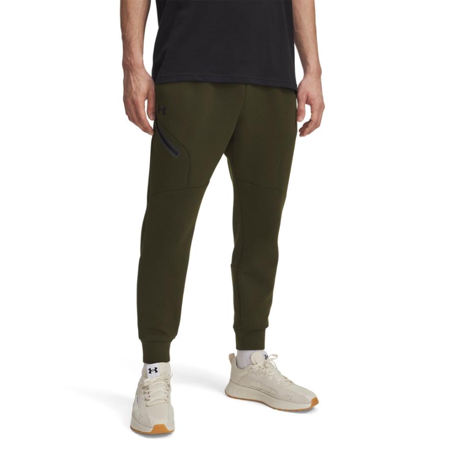 Herenjoggingbroek Under Armour Unstoppable Fleece Expedition Groente / Zwart L Groen