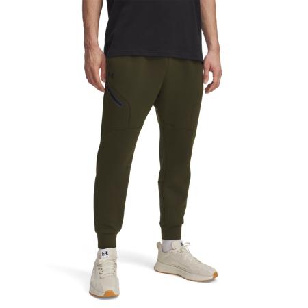 Herenjoggingbroek Under Armour Unstoppable Fleece Expedition Groente / Zwart L