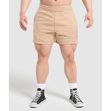 Gymshark Heritage 5 Shorts Deep Fawn Brown