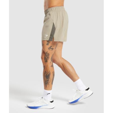 Gymshark Sport 5 Shorts Sand Brown/Camo Brown
