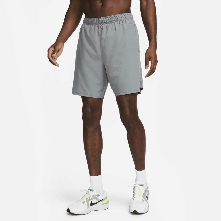 Nike Challenger Dri-FIT 2-in-1 hardloopshorts voor heren (18 cm) - Grijs Grijs