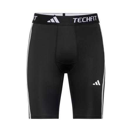 adidas Performance ADIDAS PERFORMANCE Sportbroek TECHFIT Compression Training 3-Stripes Short zwart / wit