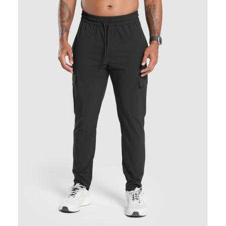 Gymshark Stretch Woven Cargo Pants Black