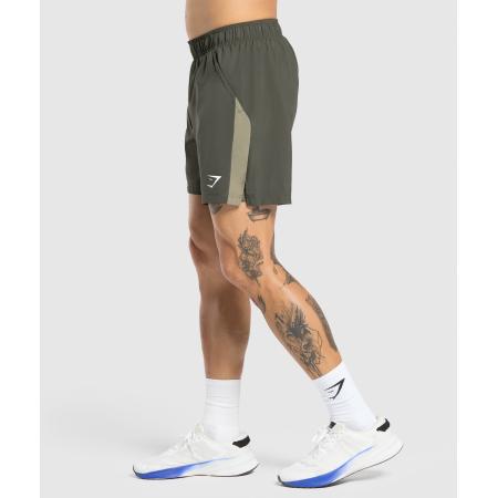 Gymshark Sport 7 Shorts Strength Green/Utility Green