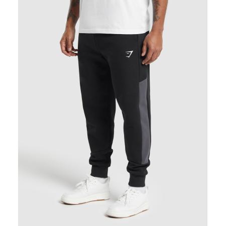 Gymshark Pique Joggers Black/Onyx Grey