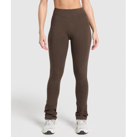 Gymshark Rest Day Bootcut Leggings Archive Brown