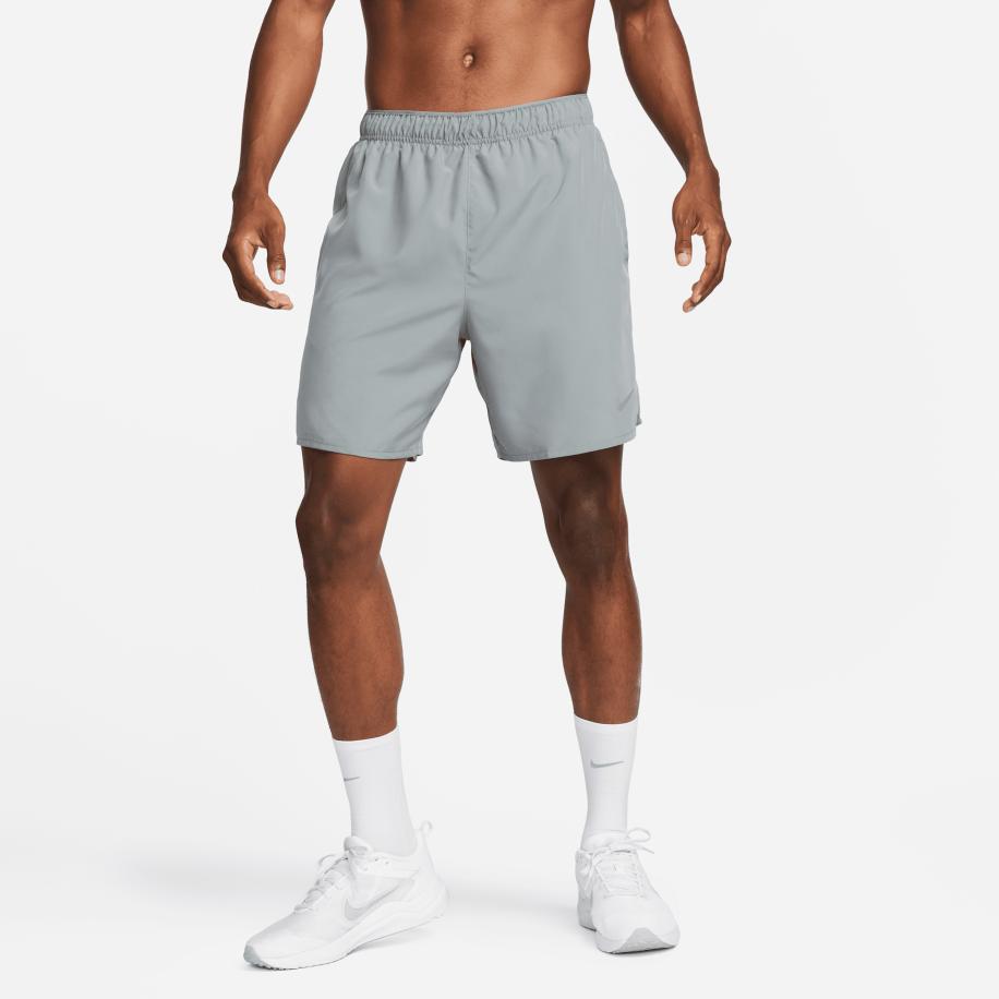 Nike Challenger Dri-FIT hardloopshorts met binnenbroek voor heren (18 cm) - Grijs Grijs