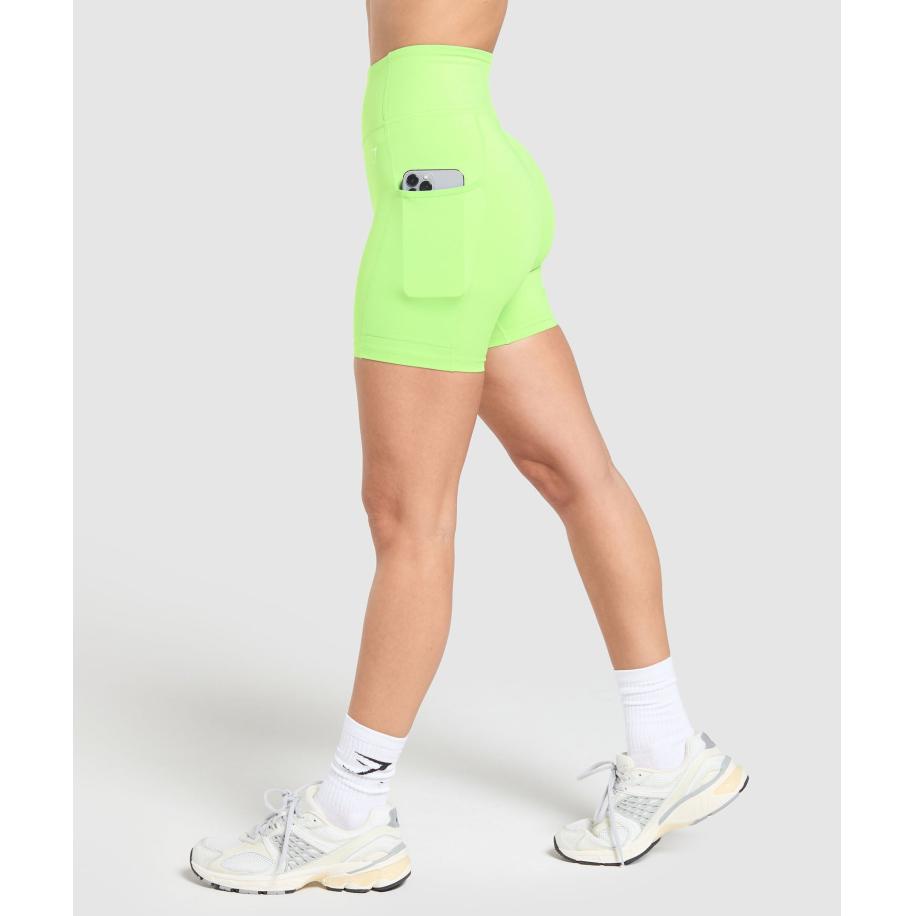 Gymshark Pocket Shorts Energy Gelato Green Groen