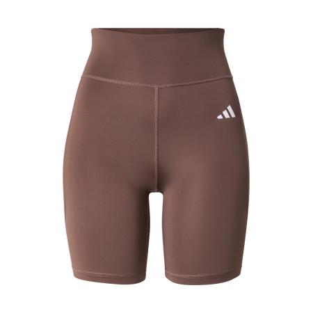 adidas Performance ADIDAS PERFORMANCE Sportbroek OPT ESS bruin / wit