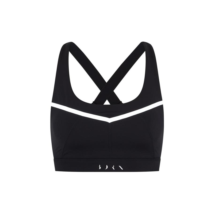 Born Living Yoga Sportbroek Luna zwart / wit Zwart