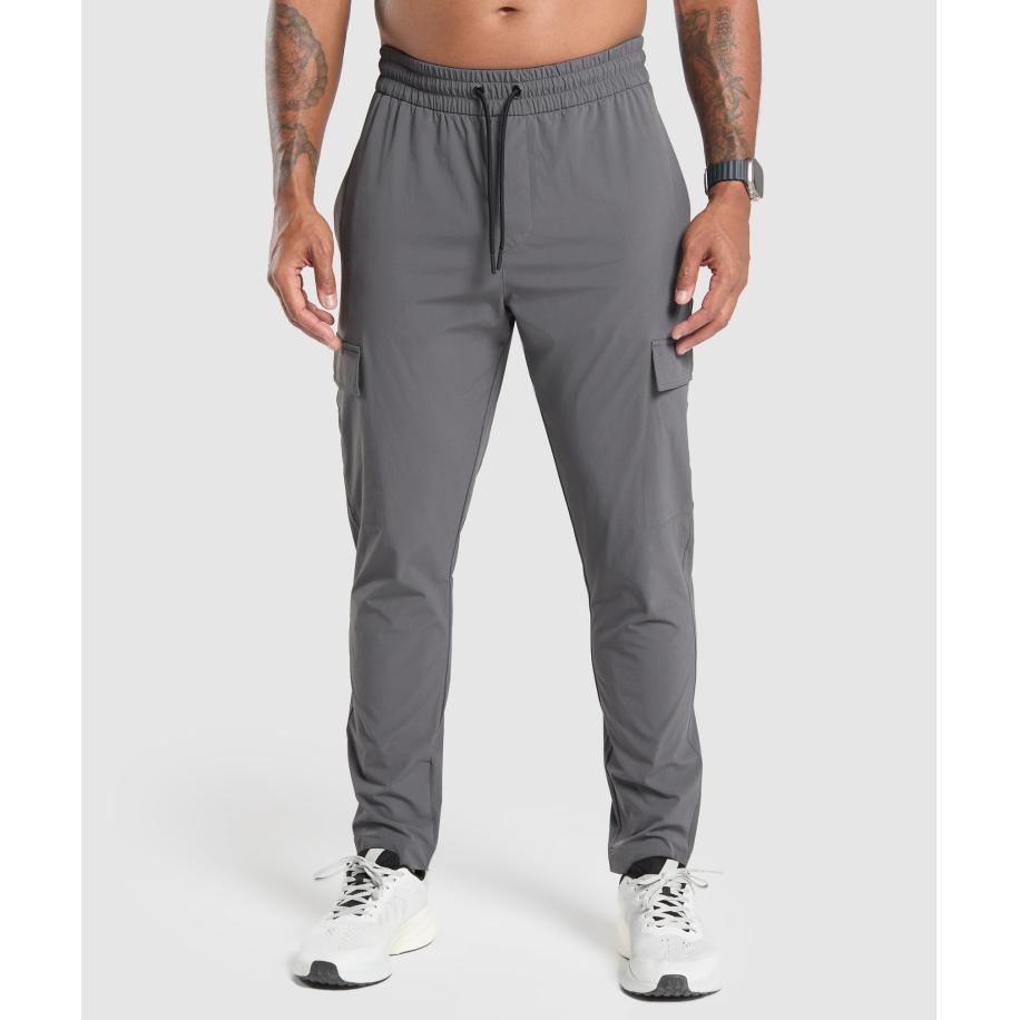 Gymshark Stretch Woven Cargo Pants Graphite Grey Grijs