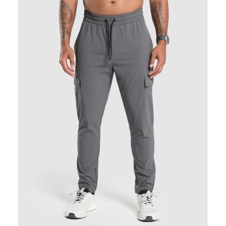 Gymshark Stretch Woven Cargo Pants Graphite Grey