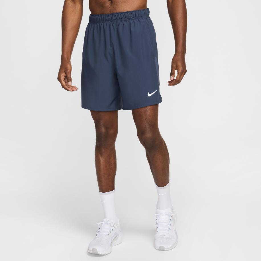 Nike Challenger Dri-FIT niet-gevoerde hardloopshorts voor heren (18 cm) - Blauw Blauw