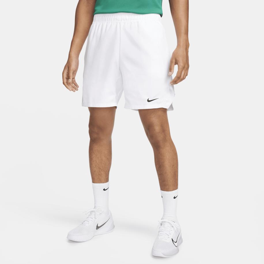 NikeCourt Victory Dri-FIT tennisshorts voor heren (18 cm) - Wit Wit