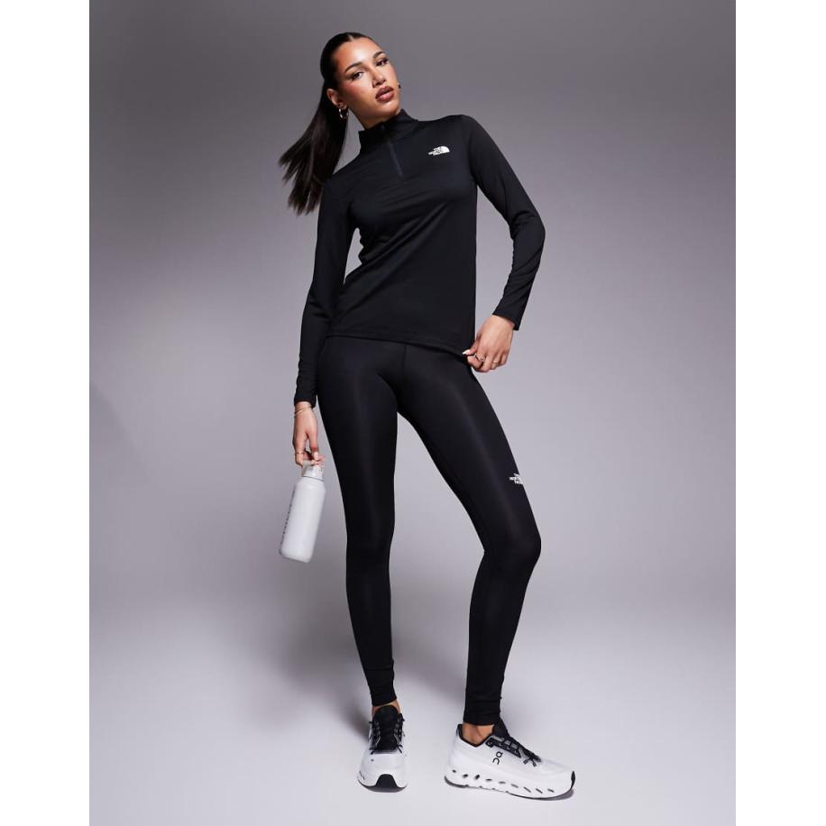 The North Face Training Flex Enkel legging met logo in zwart Zwart