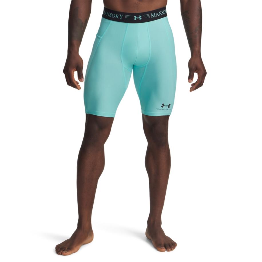 Herencompressieshorts Under Armour HeatGear® x Mansory Tropical Tide / Zwart S Blauw