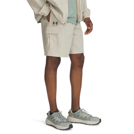 Herencargoshorts Under Armour Vibe Woven Khaki Base / Zwart L
