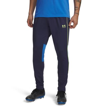 Herenbroek Under Armour Challenger Pro Washed Marineblauw / High Vis Geel S