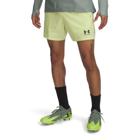 Under Armour Challenger Pro Woven Herenshorts 15 cm Sonic Geel / Zwart L