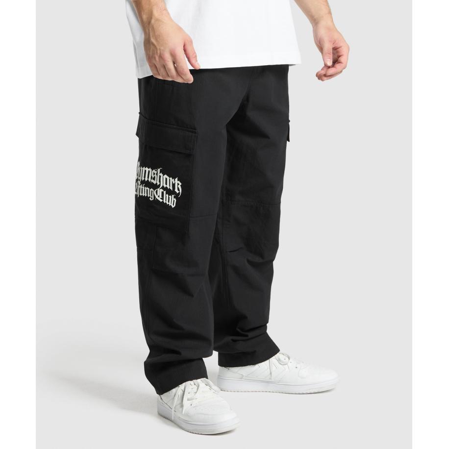 Gymshark Lifting Club Ripstop Cargo Black Zwart