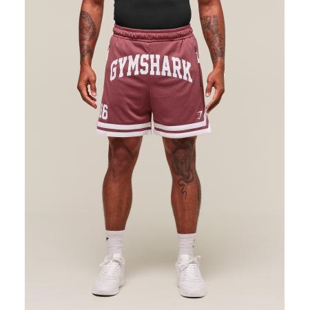 Gymshark Campus Mesh Shorts Washed Berry Pink