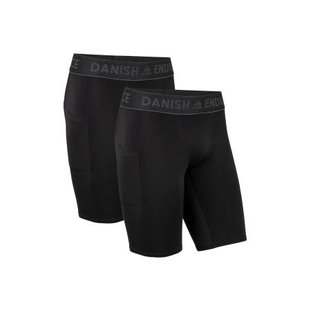 DANISH ENDURANCE DANISH ENDURANCE Sportbroek Compression Shorts antraciet / zwart
