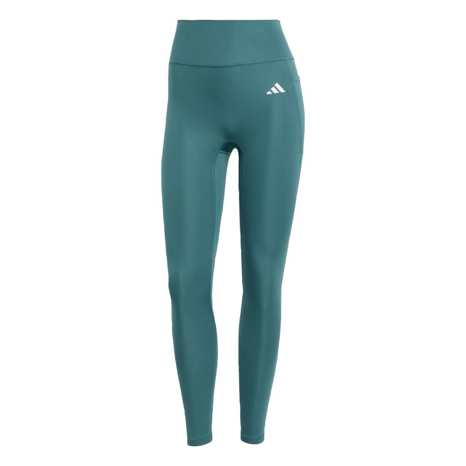 adidas Performance ADIDAS PERFORMANCE Sportbroek Optime Essentials jade groen / wit -