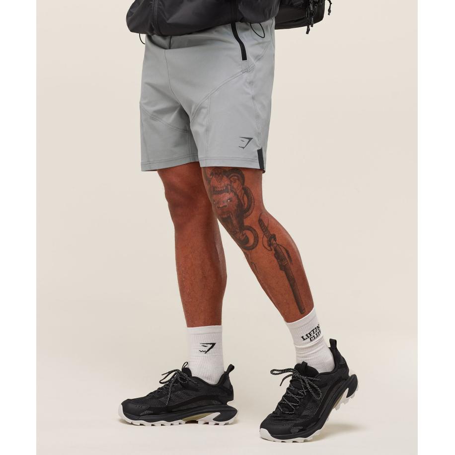 Gymshark Tactical 6 Short Smokey Grey Grijs