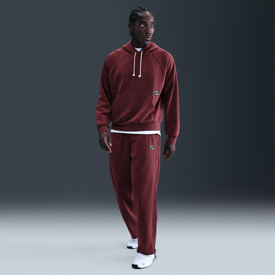 Nike Gym Heritage Dri-FIT trainingsbroek van fleece voor heren - Rood Rood