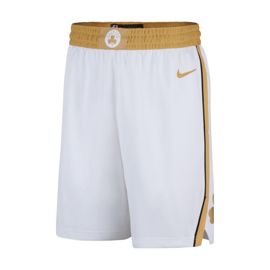 Boston Celtics City Edition Swingman Nike NBA-herenshorts met Dri-FIT - Wit Wit