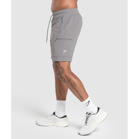 Gymshark Rest Day 6 Cargo Shorts Brushed Grey