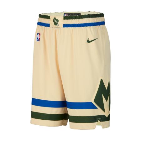 Milwaukee Bucks City Edition Swingman Nike NBA-herenshorts met Dri-FIT - Bruin