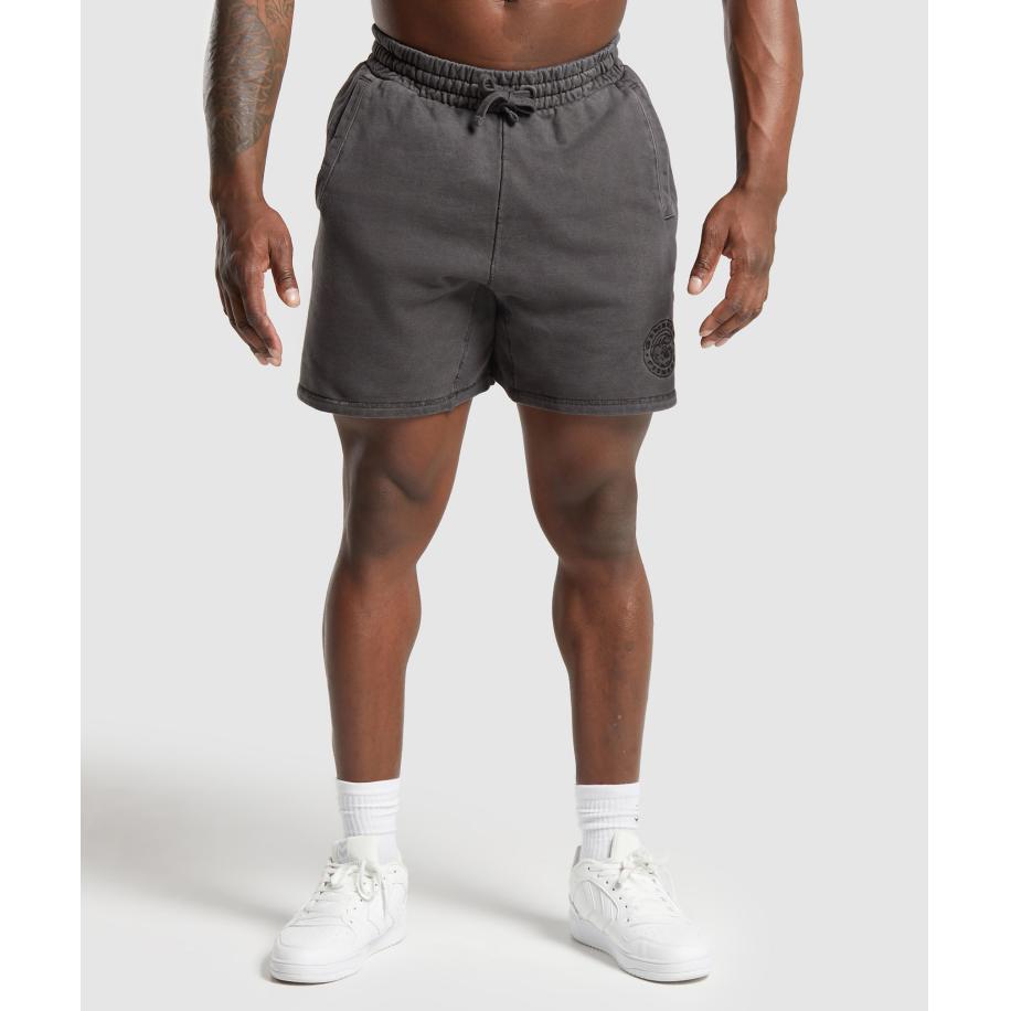 Gymshark Premium Legacy Shorts Black Zwart