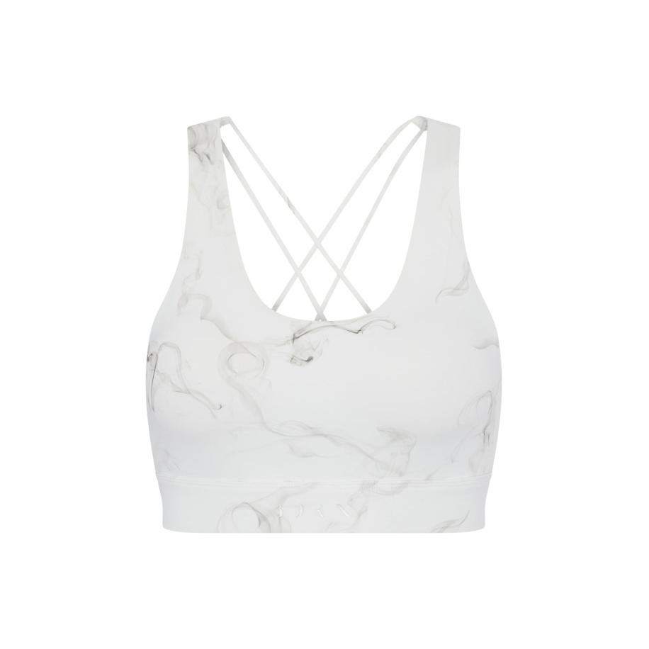 Born Living Yoga Sportbroek Helio crème / lichtgrijs Bruin