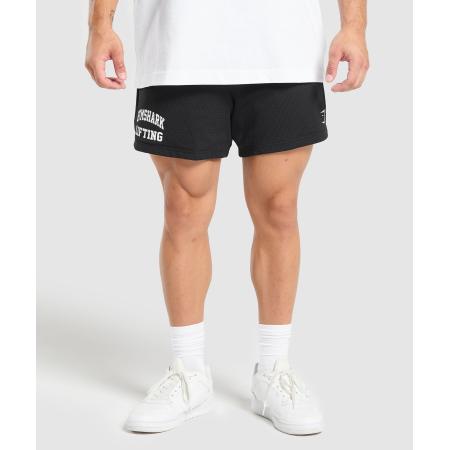 Gymshark Lifting Mesh 5 Shorts Black