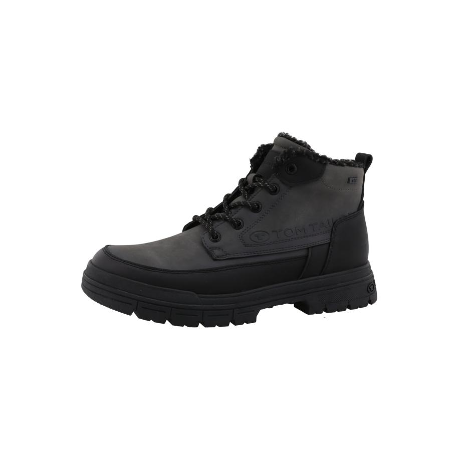 Tom Tailor TOM TAILOR Veterboots donkergrijs / zwart -