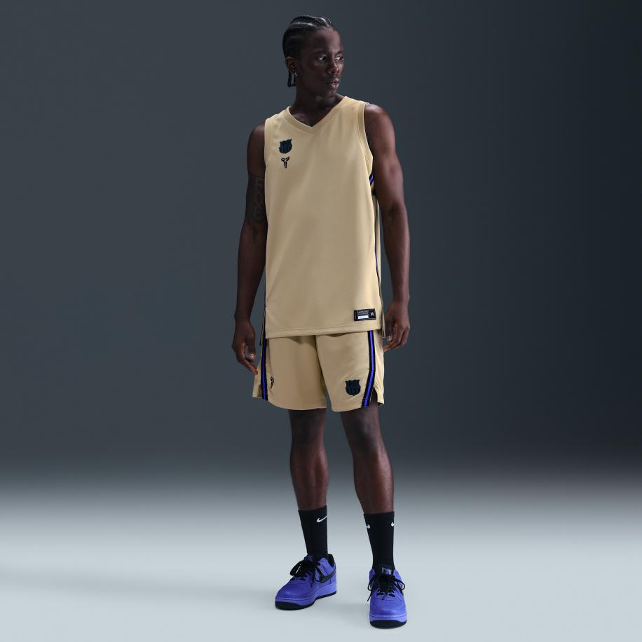 FCB replica uitshorts voor heren - Bruin Bruin