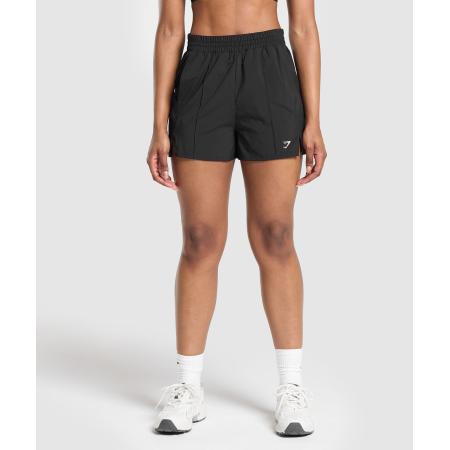 Gymshark Pintuck Shorts Black